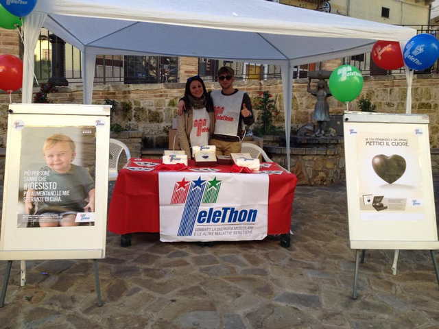Teleton, la raccolta fondi a Stigliano (MT)